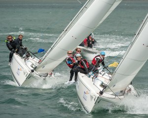 Racing at Women's Match Race Worlds